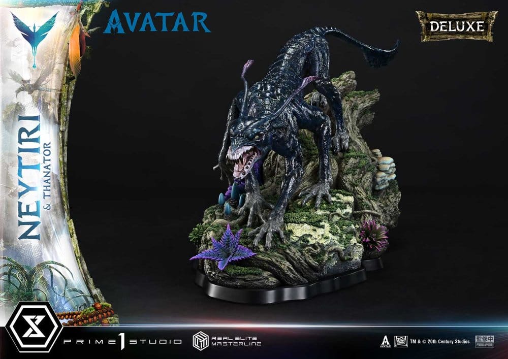 Avatar (Movie) Real Elite Masterline Series Statue 1/4 Neytiri & Thanator Deluxe Version 75 cm
