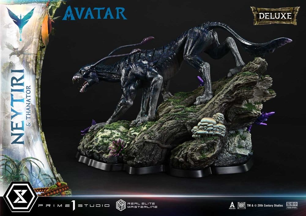 Avatar (Movie) Real Elite Masterline Series Statue 1/4 Neytiri & Thanator Deluxe Version 75 cm