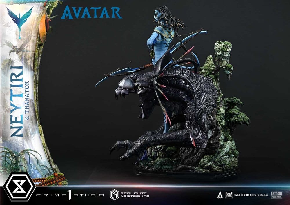 Avatar (Movie) Real Elite Masterline Series Statue 1/4 Neytiri & Thanator Deluxe Version 75 cm