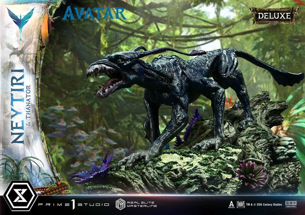 Avatar (Movie) Real Elite Masterline Series Statue 1/4 Neytiri & Thanator Deluxe Version 75 cm