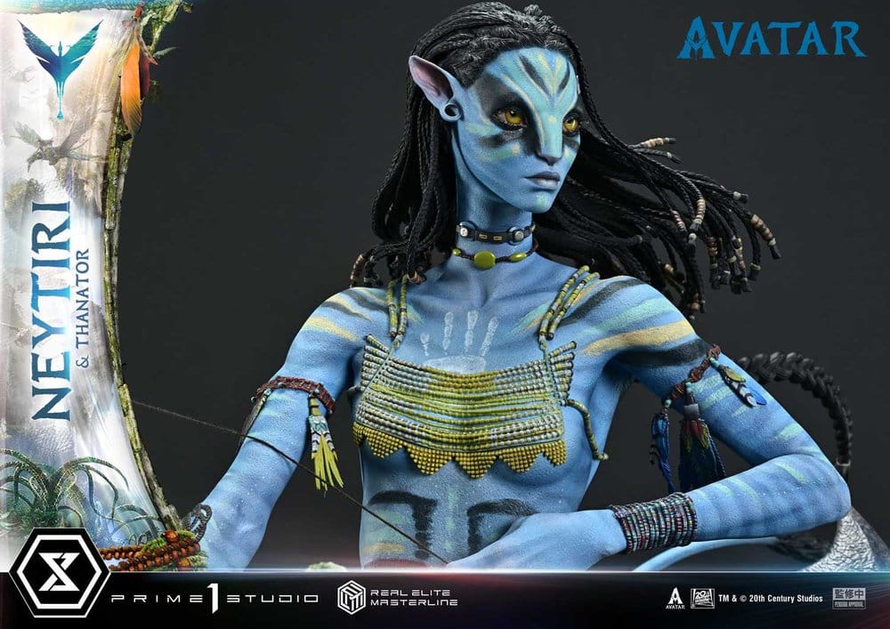 Avatar (Movie) Real Elite Masterline Series Statue 1/4 Neytiri & Thanator Deluxe Version 75 cm