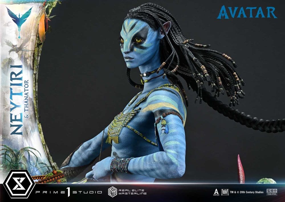 Avatar (Movie) Real Elite Masterline Series Statue 1/4 Neytiri & Thanator Deluxe Version 75 cm