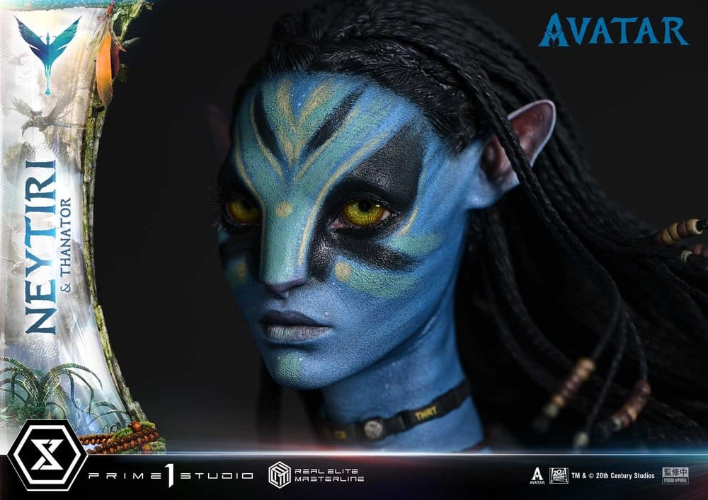 Avatar (Movie) Real Elite Masterline Series Statue 1/4 Neytiri & Thanator Deluxe Version 75 cm