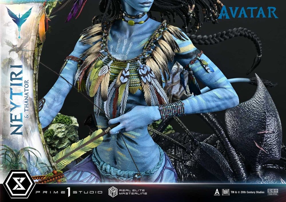 Avatar (Movie) Real Elite Masterline Series Statue 1/4 Neytiri & Thanator Deluxe Version 75 cm