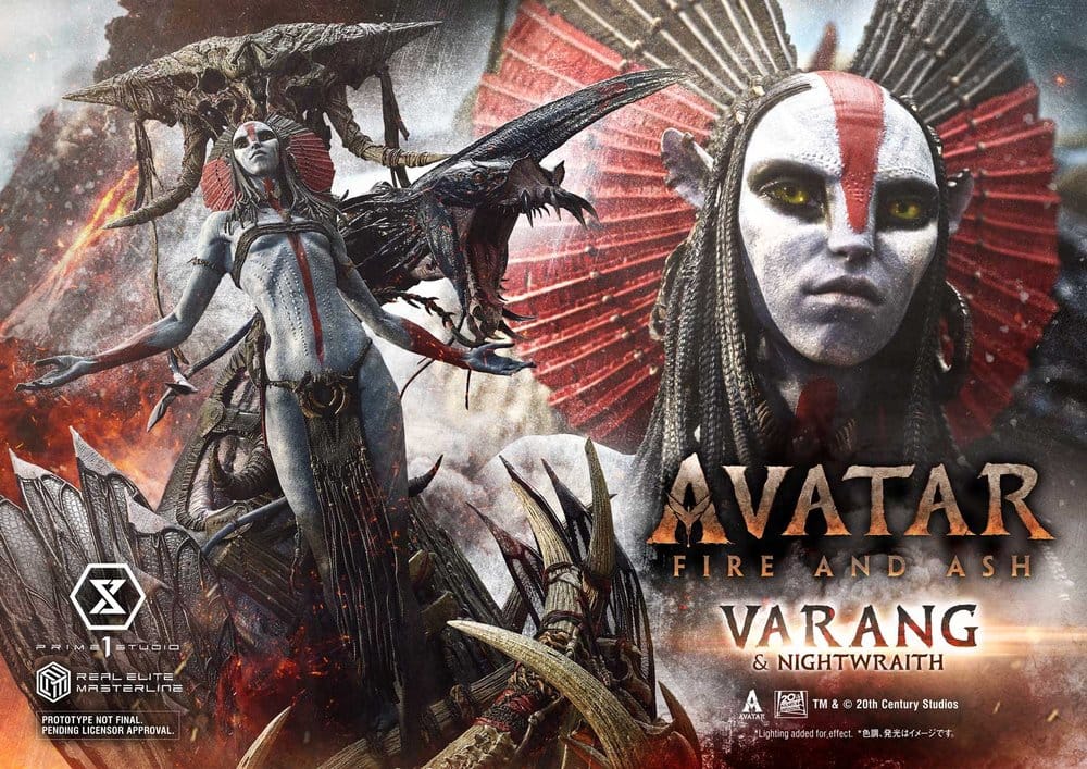 Avatar: Fire and Ash (Movie) Real Elite Masterline Series Statue 1/4 Varang & Nightwraith Avatar Legacy Collection 96 cm