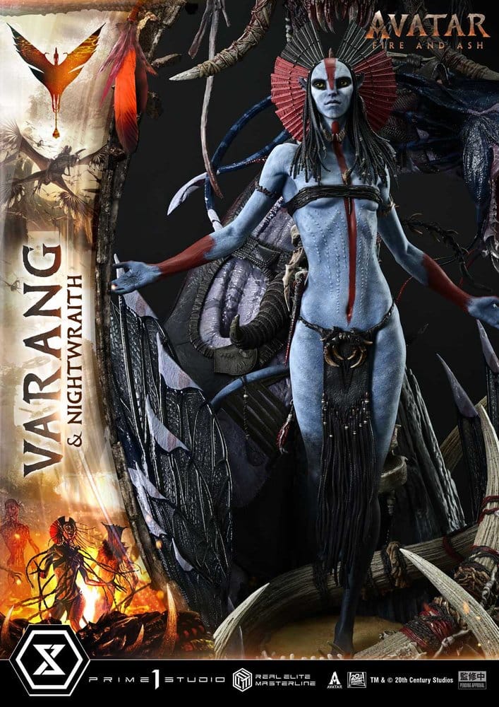 Avatar: Fire and Ash (Movie) Real Elite Masterline Series Statue 1/4 Varang & Nightwraith Avatar Legacy Collection 96 cm