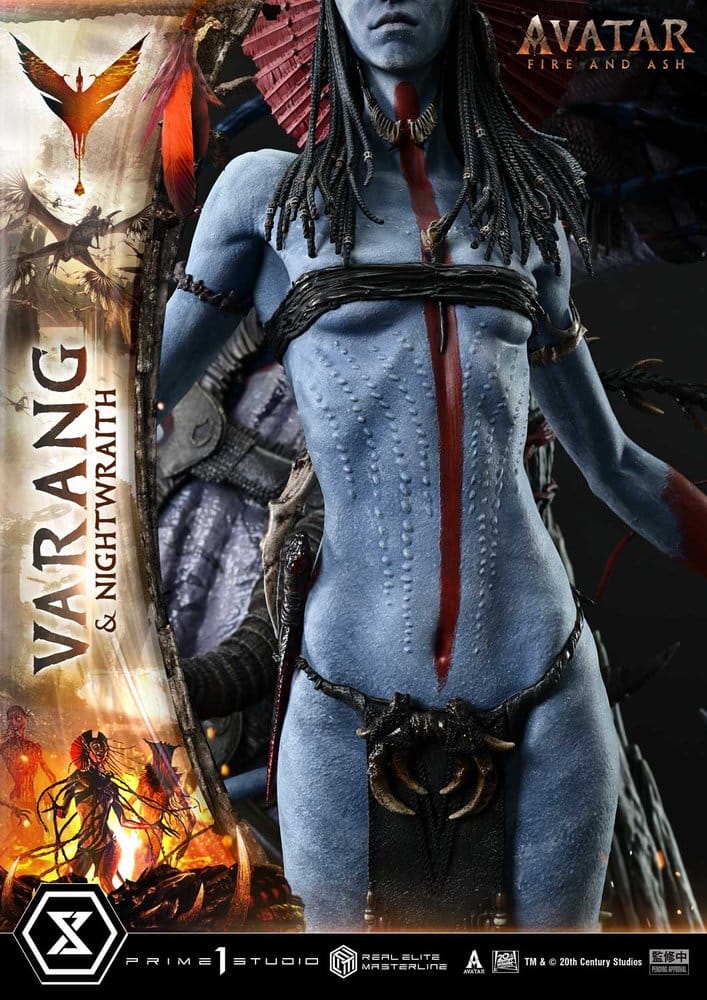 Avatar: Fire and Ash (Movie) Real Elite Masterline Series Statue 1/4 Varang & Nightwraith Avatar Legacy Collection 96 cm