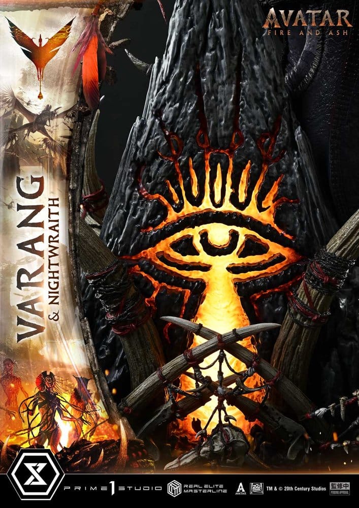 Avatar: Fire and Ash (Movie) Real Elite Masterline Series Statue 1/4 Varang & Nightwraith Avatar Legacy Collection 96 cm
