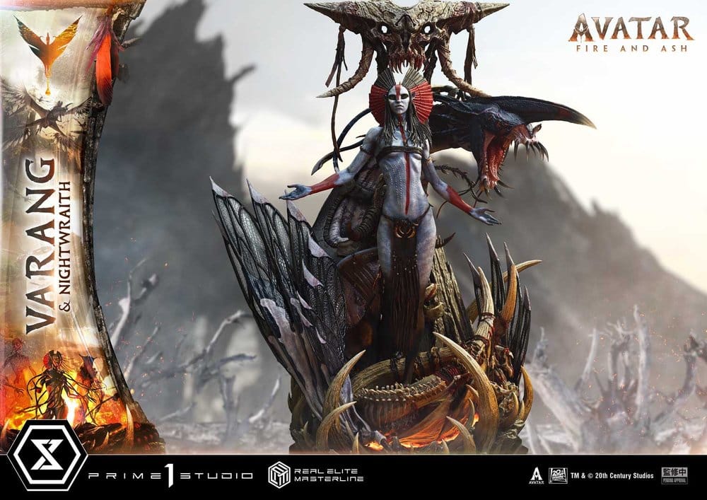 Avatar: Fire and Ash (Movie) Real Elite Masterline Series Statue 1/4 Varang & Nightwraith Avatar Legacy Collection 96 cm