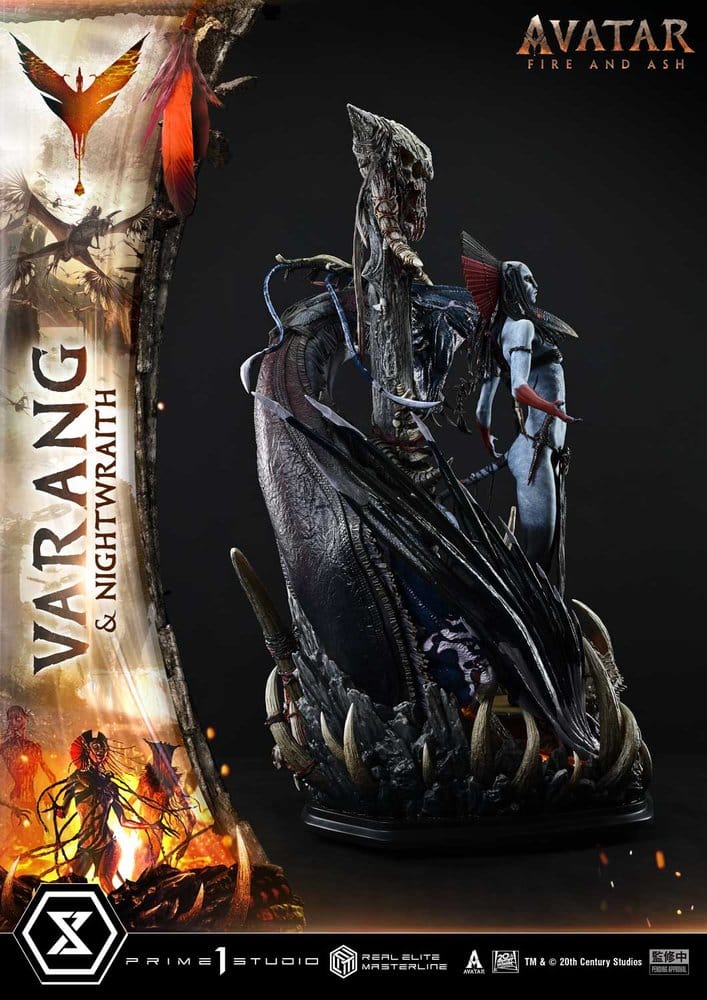 Avatar: Fire and Ash (Film) Real Elite Masterline Series Statue 1/4 Varang & Nightwraith Avatar Legacy Collection Bonus Version 96 cm