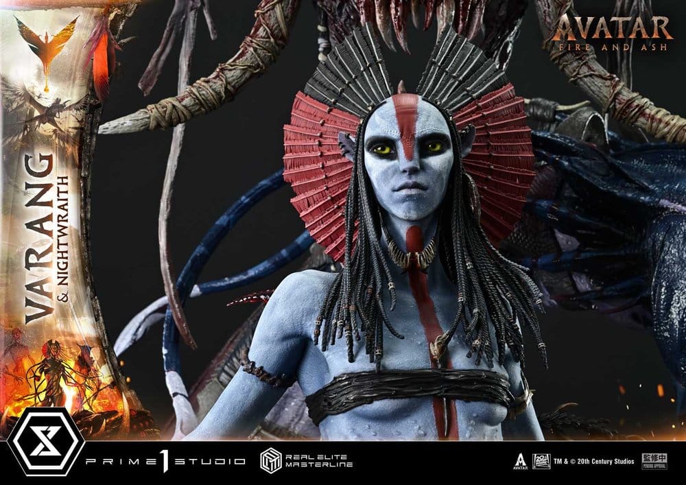 Avatar: Fire and Ash (Film) Real Elite Masterline Series Statue 1/4 Varang & Nightwraith Avatar Legacy Collection Bonus Version 96 cm