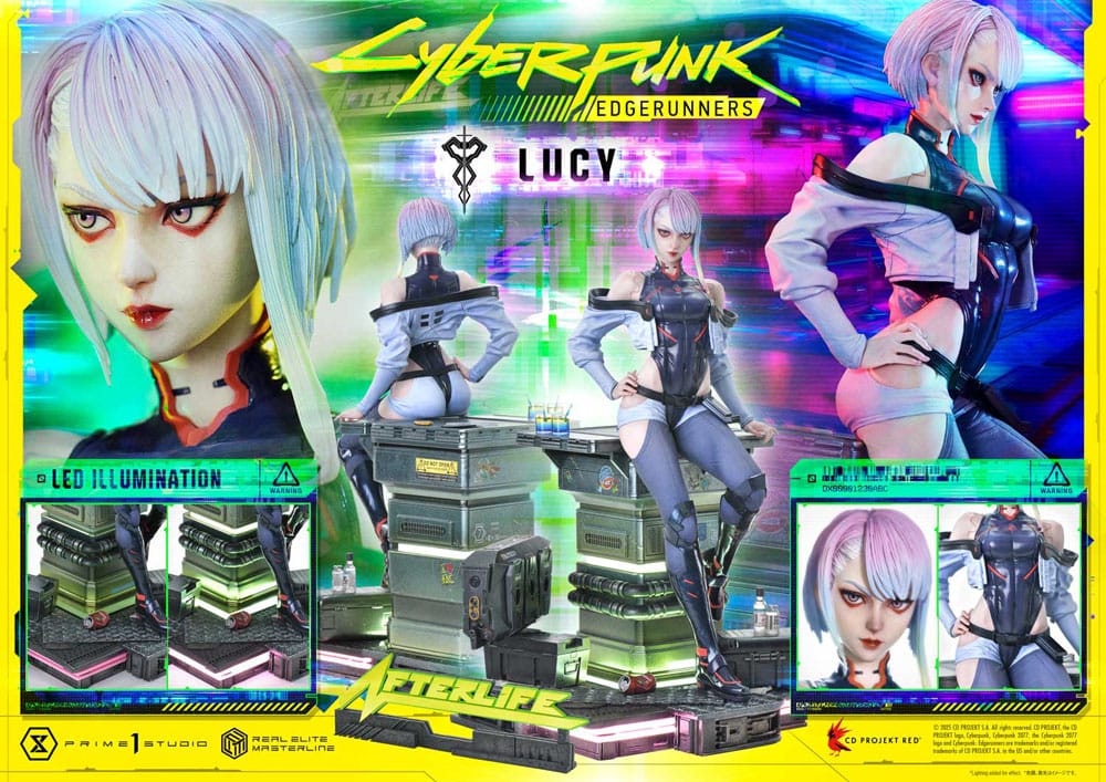 Cyberpunk: Edgerunners Real Elite Masterline Series Statue 1/4 Lucy 50 cm