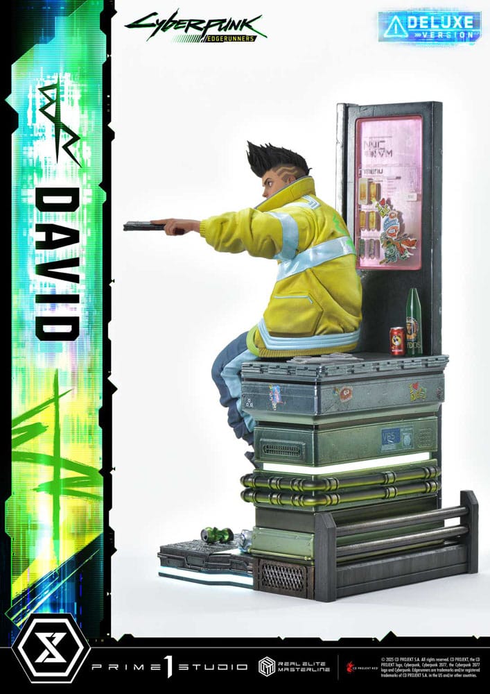 Cyberpunk: Edgerunners Real Elite Masterline Series Statue 1/4 David Bonus Version 58 cm
