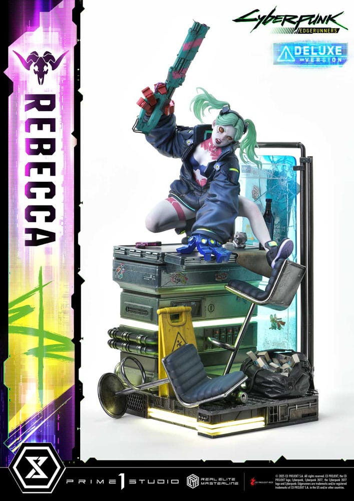 Cyberpunk: Edgerunners Real Elite Masterline Series Statue 1/4 Rebecca Deluxe Bonus Version 54 cm