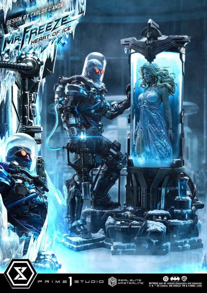 DC Comics Real Elite Masterline Series Statue 1/3 Batman (Comics) Mr. Freeze Heart of Ice (Design by Carlos D'Anda) 82 cm