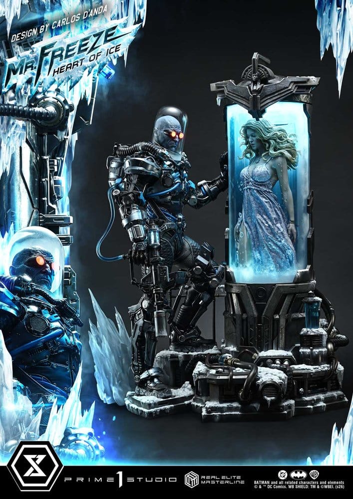 DC Comics Real Elite Masterline Series Statue 1/3 Batman (Comics) Mr. Freeze Heart of Ice (Design by Carlos D'Anda) Deluxe Version 82 cm