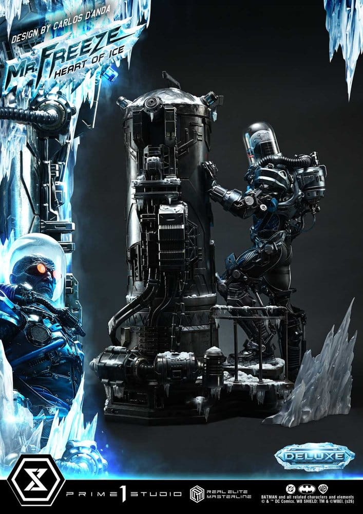 DC Comics Real Elite Masterline Series Statue 1/3 Batman (Comics) Mr. Freeze Heart of Ice (Design by Carlos D'Anda) Deluxe Version 82 cm