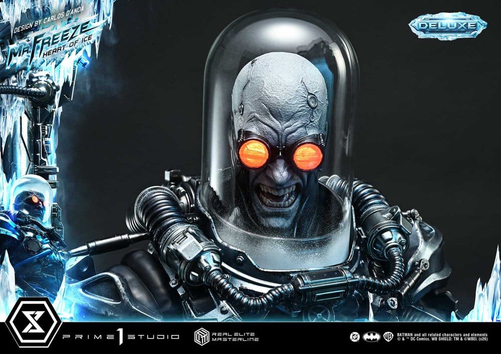 DC Comics Real Elite Masterline Series Statue 1/3 Batman (Comics) Mr. Freeze Heart of Ice (Design by Carlos D'Anda) Deluxe Bonus Version 82 cm