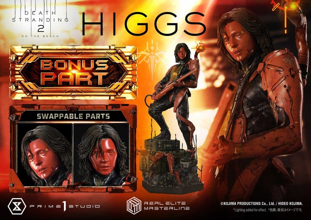 Death Stranding 2: On The Beach Real Elite Masterline Statue 1/3 Higgs DX Bonus Version 81 cm