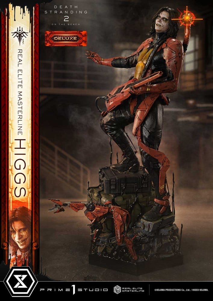 Death Stranding 2: On The Beach Real Elite Masterline Statue 1/3 Higgs DX Bonus Version 81 cm