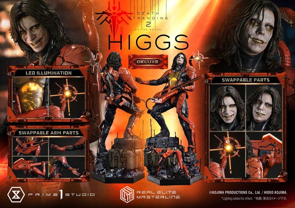 Death Stranding 2: On The Beach Real Elite Masterline Statue 1/3 Higgs DX Bonus Version 81 cm