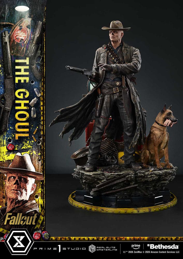 Fallout (TV Series) Real Elite Masterline Series Statue 1/4 The Ghoul Deluxe Version 64 cm