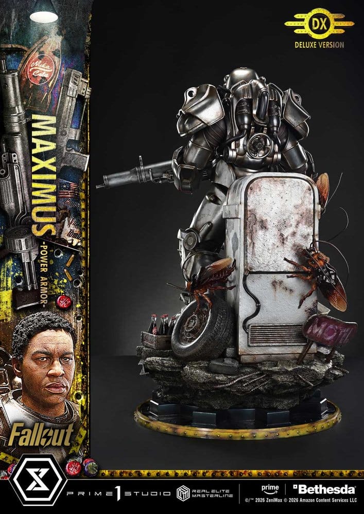 Fallout Real Elite Masterline Statue 1/4 Maximus Power Armor Deluxe Version 67 cm