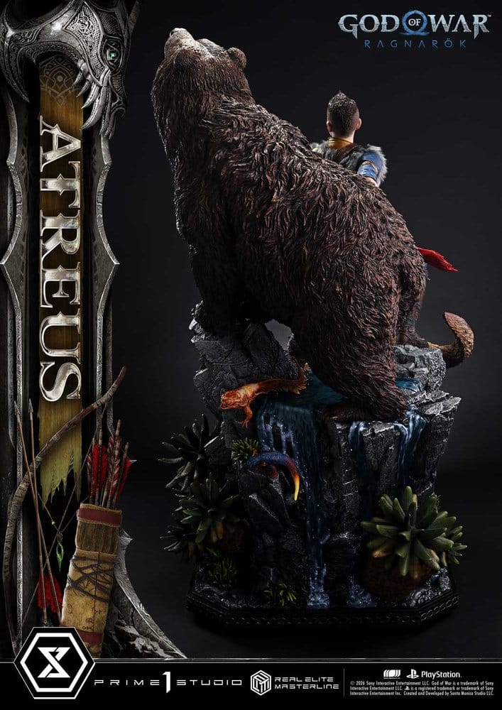 God of War: Ragnarok Real Elite Masterline Statue 1/3 Atreus DX Bonus Version 96 cm
