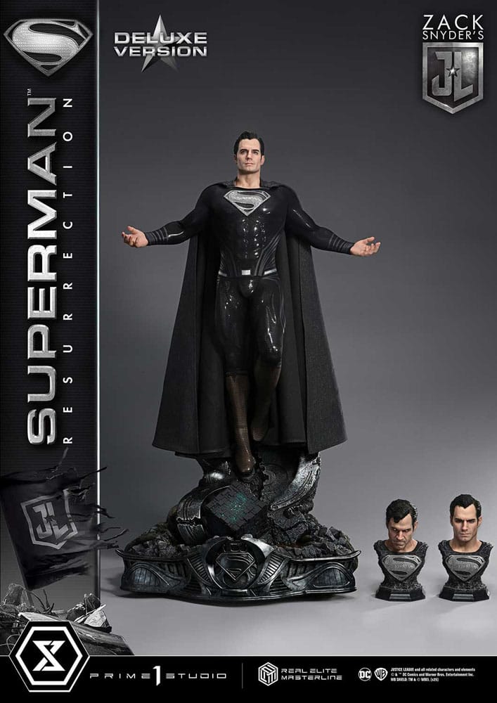 Zack Snyder's Justice League Real Elite Masterline Series Statue 1/3 Superman Resurrection Deluxe Ver. 95 cm