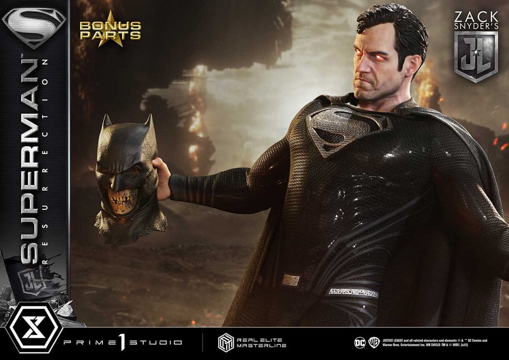 Zack Snyder's Justice League Real Elite Masterline Series Statue 1/3 Superman Resurrection Deluxe Bonus Ver. 95 cm