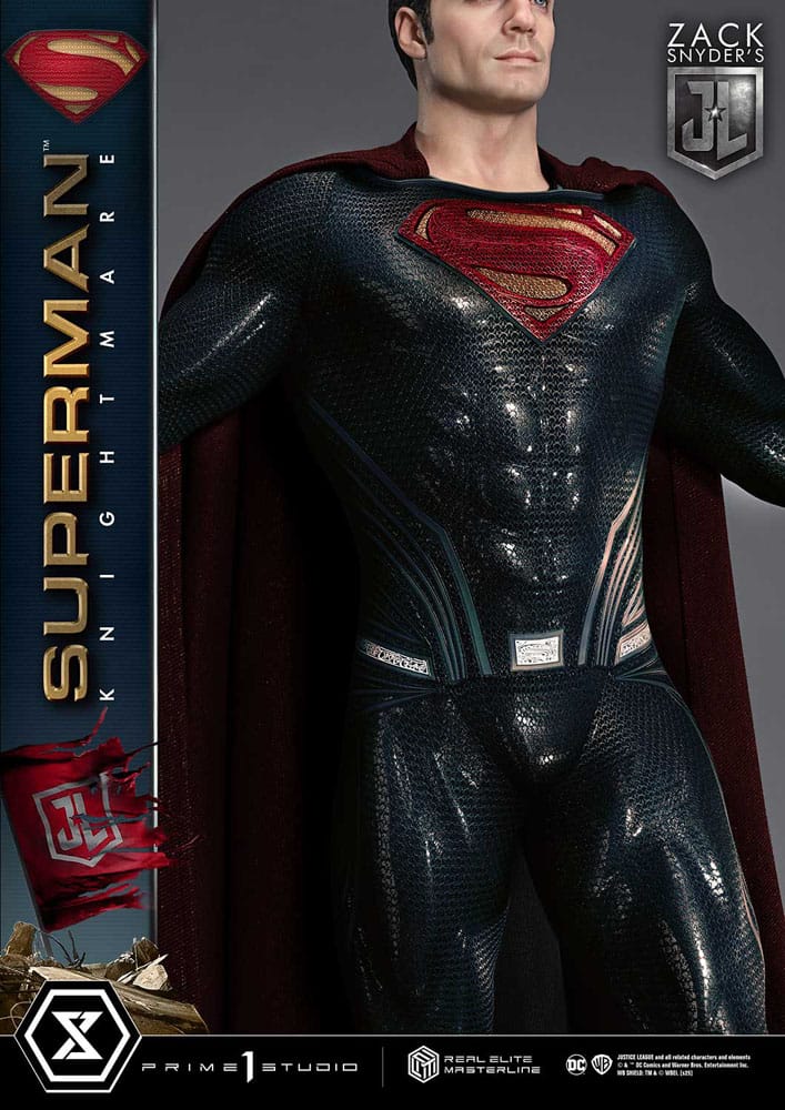 Zack Snyder's Justice League Real Elite Masterline Series Statue 1/3 Superman Knightmare Color Edition 95 cm