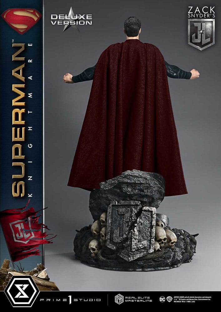 Zack Snyder's Justice League Real Elite Masterline Series Statue 1/3 Superman Knightmare Color Edition Deluxe Ver. 95 cm