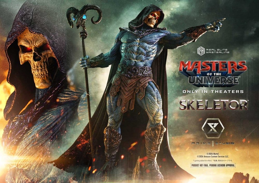 Masters of the Universe (2026 Film) Real Elite Masterline Series Statue 1/3 Skeletor 95 cm