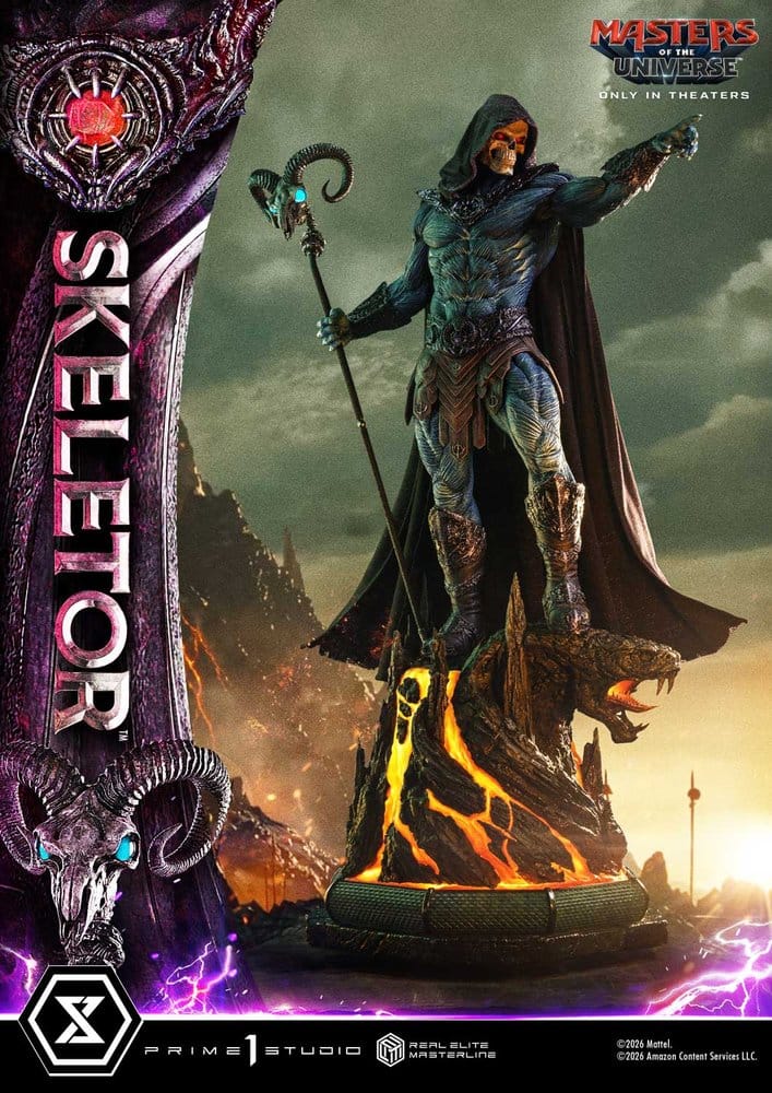 Masters of the Universe (2026 Film) Real Elite Masterline Series Statue 1/3 Skeletor 95 cm