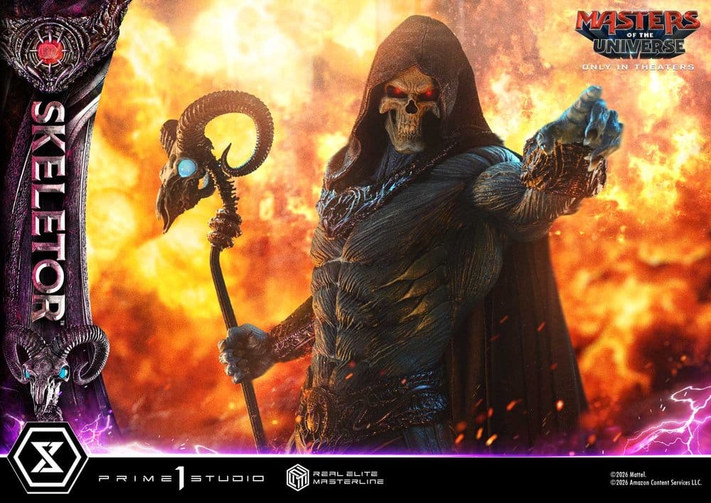 Masters of the Universe (2026 Film) Real Elite Masterline Series Statue 1/3 Skeletor 95 cm