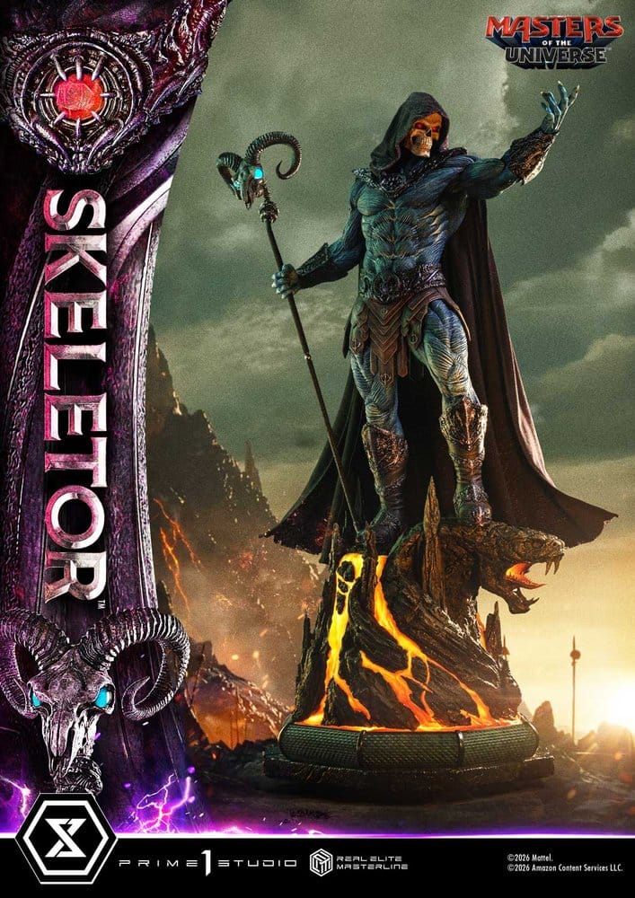 Masters of the Universe (2026 Film) Real Elite Masterline Series Statue 1/3 Skeletor 95 cm