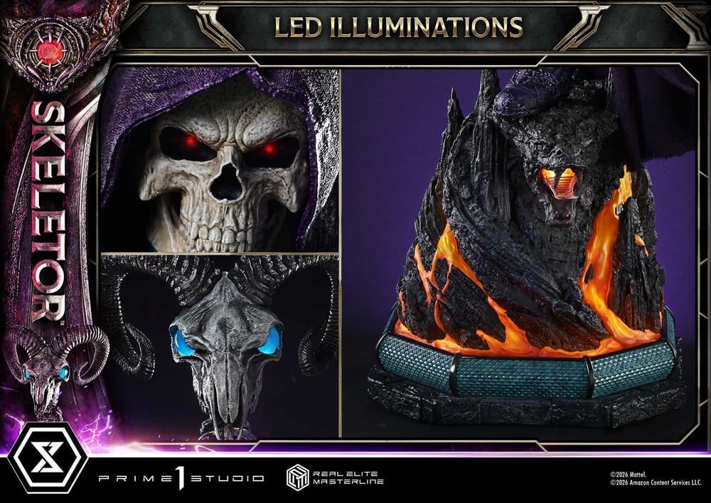 Masters of the Universe (2026 Film) Real Elite Masterline Series Statue 1/3 Skeletor 95 cm