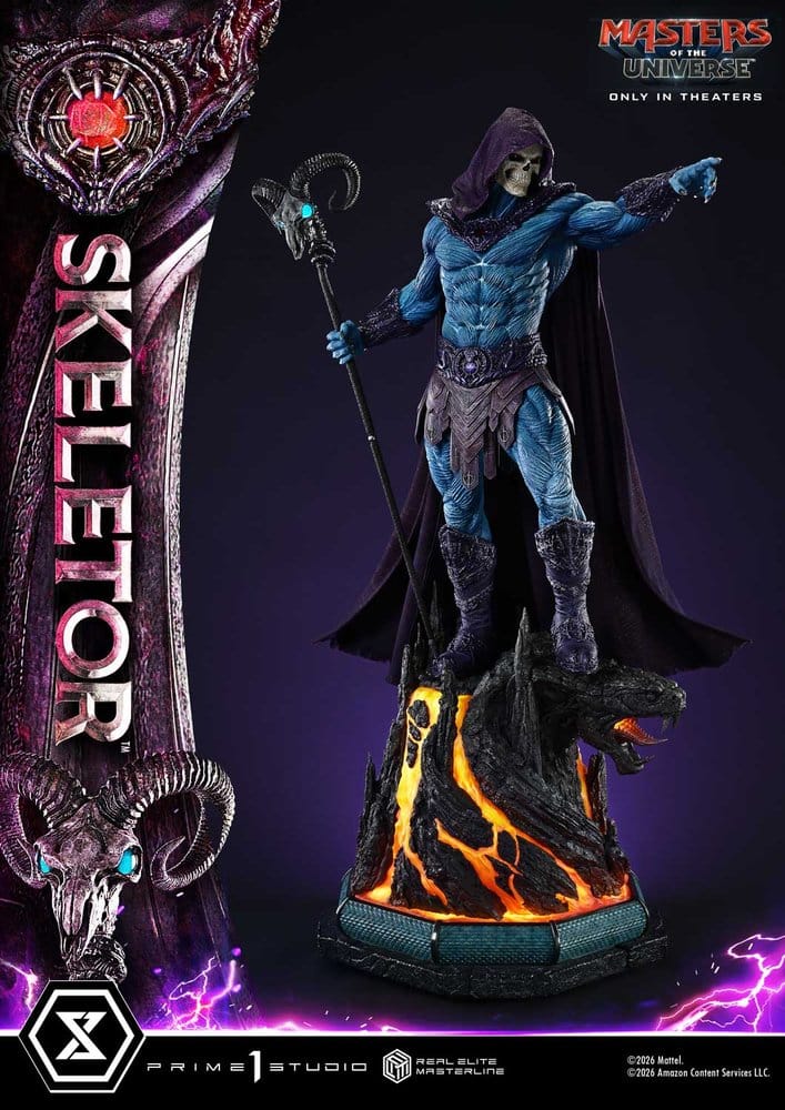 Masters of the Universe (2026 Film) Real Elite Masterline Series Statue 1/3 Skeletor 95 cm