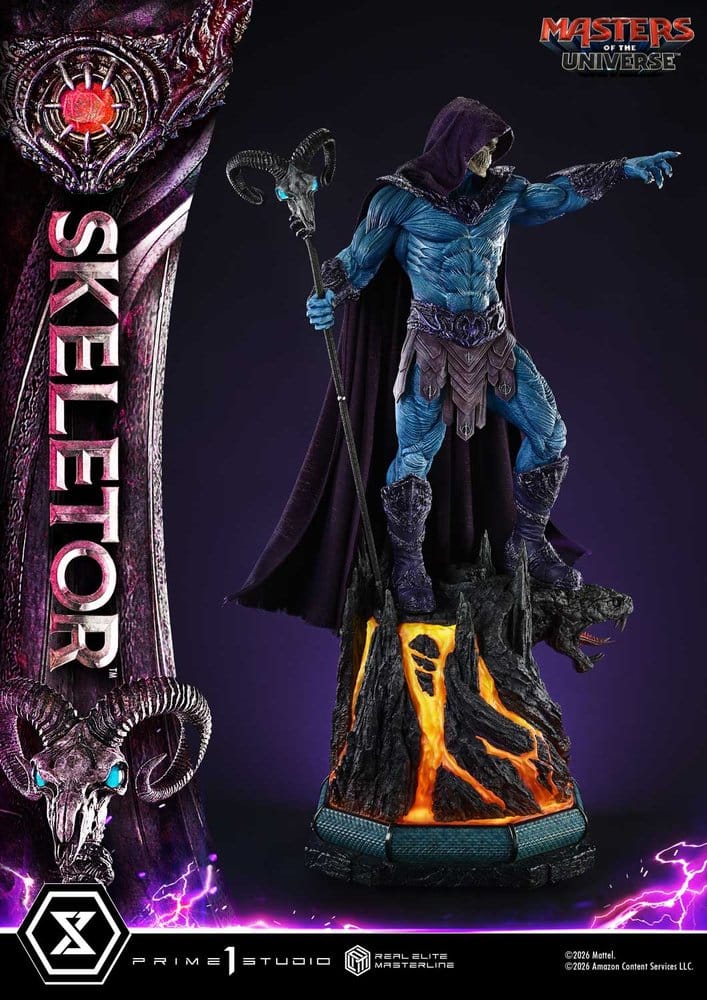 Masters of the Universe (2026 Film) Real Elite Masterline Series Statue 1/3 Skeletor 95 cm