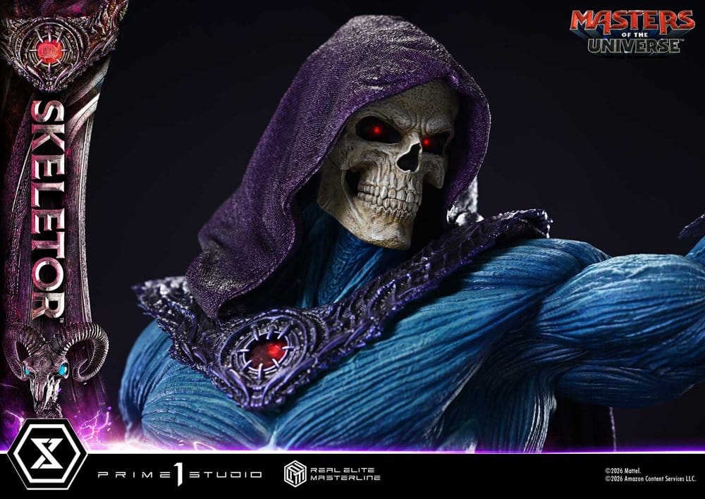 Masters of the Universe (2026 Film) Real Elite Masterline Series Statue 1/3 Skeletor 95 cm