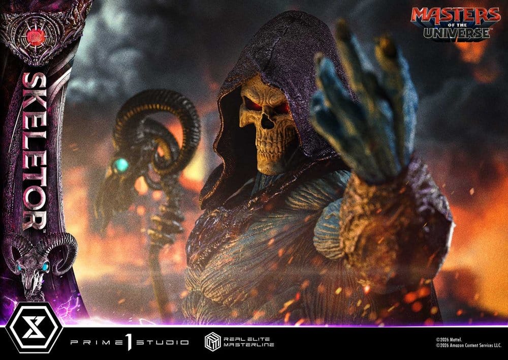 Masters of the Universe (2026 Film) Real Elite Masterline Series Statue 1/3 Skeletor Bonus Version 96 cm