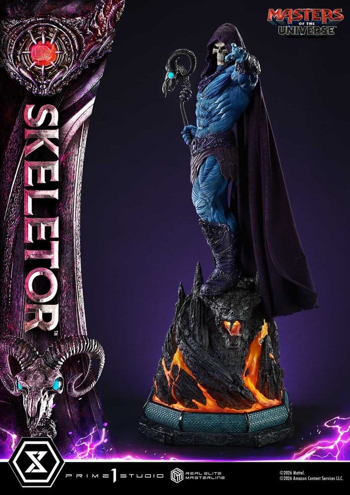 Masters of the Universe (2026 Film) Real Elite Masterline Series Statue 1/3 Skeletor Bonus Version 96 cm