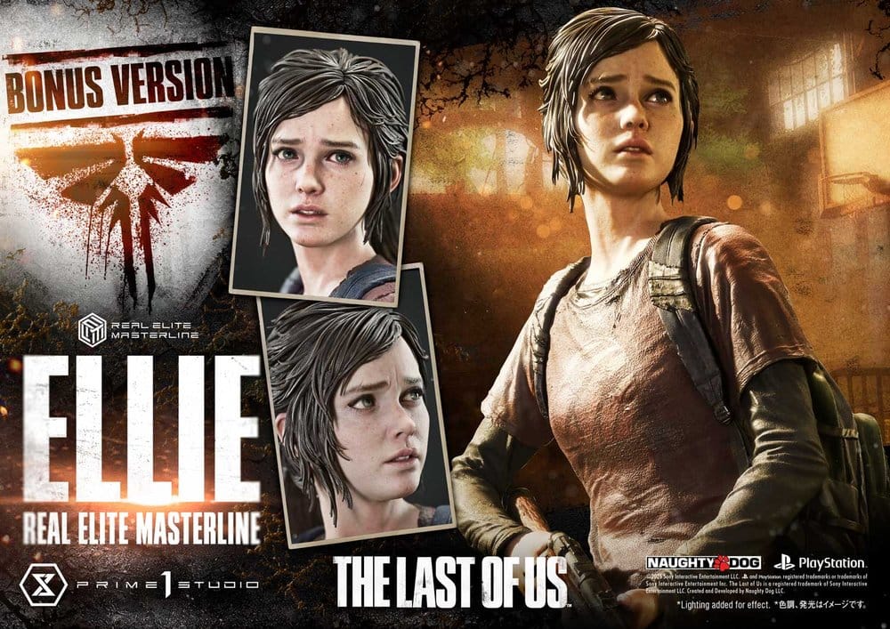 The Last of Us (Part I) Real Elite Masterline Statue 1/4 Ellie Bonus Version 46 cm