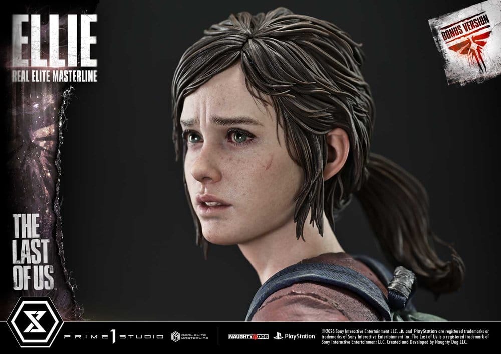 The Last of Us (Part I) Real Elite Masterline Statue 1/4 Ellie Bonus Version 46 cm