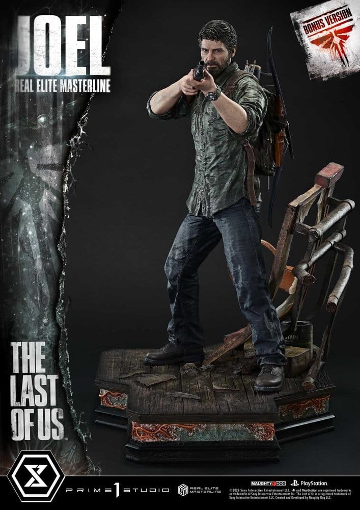 The Last of Us (Part I) Real Elite Masterline Statue 1/4 Joel Bonus Version 52 cm