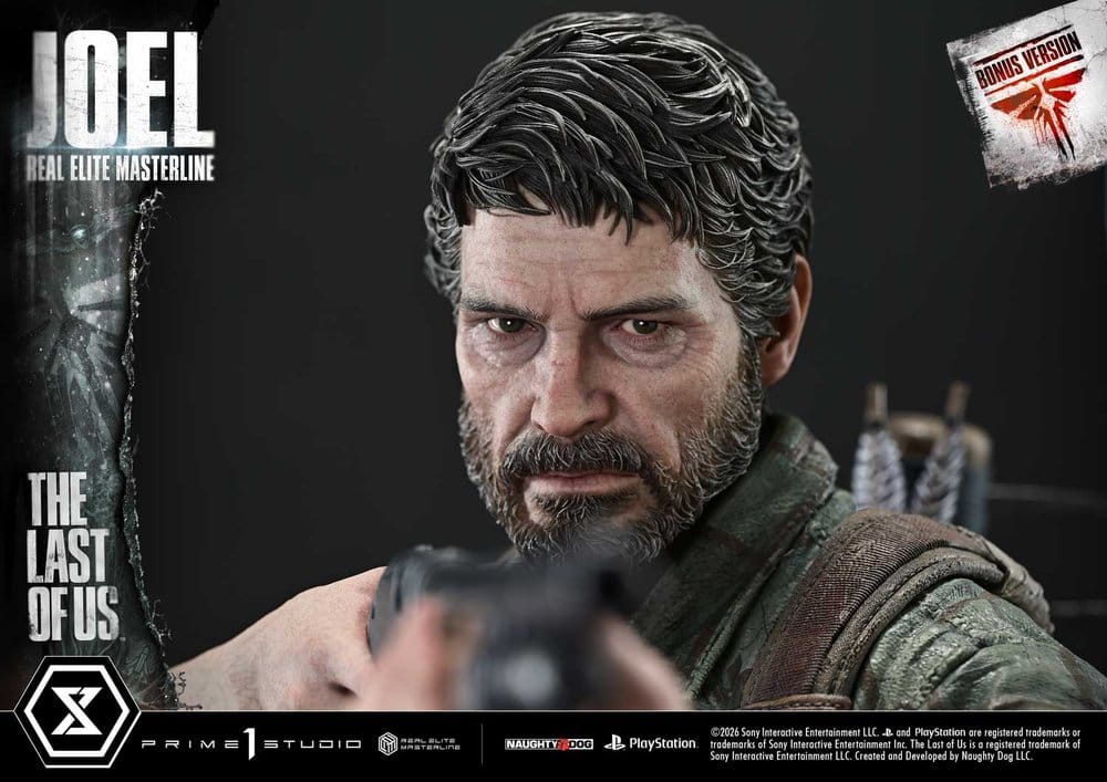The Last of Us (Part I) Real Elite Masterline Statue 1/4 Joel Bonus Version 52 cm
