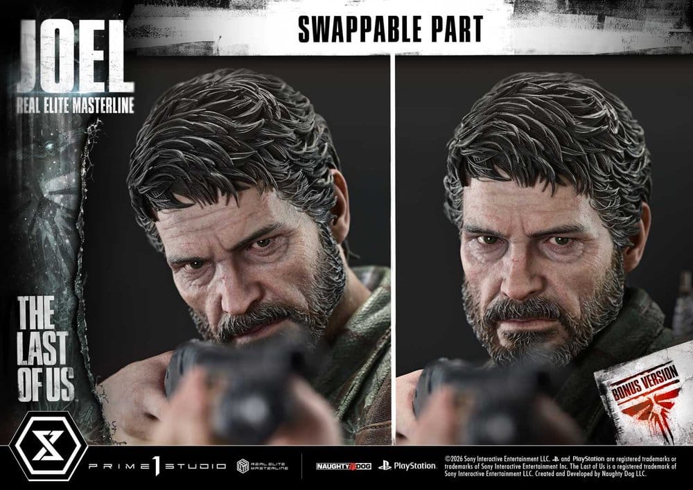 The Last of Us (Part I) Real Elite Masterline Statue 1/4 Joel Bonus Version 52 cm