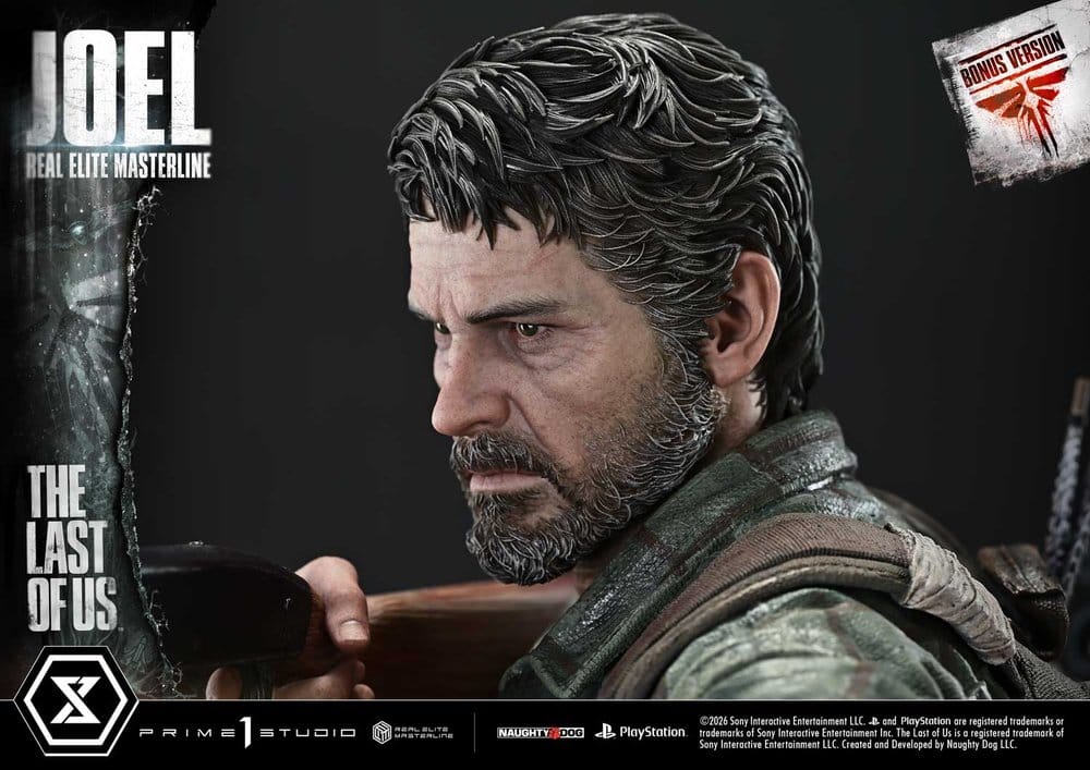 The Last of Us (Part I) Real Elite Masterline Statue 1/4 Joel Bonus Version 52 cm