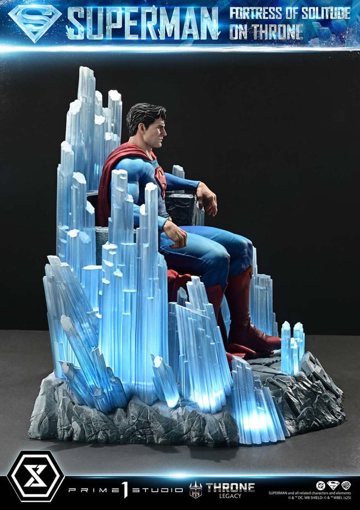 DC Comics Throne Legacy Collection Statue Statue 1/4 Superman Fortress of Solitude on Throne (Design by Gabriele Dell'Otto) Ultimate Bonus Version