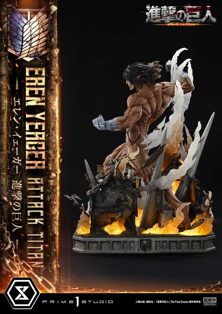 Attack on Titan (TV animation) Ultimate Diorama Masterline Statue Eren Yeager Attack Titan 81 cm